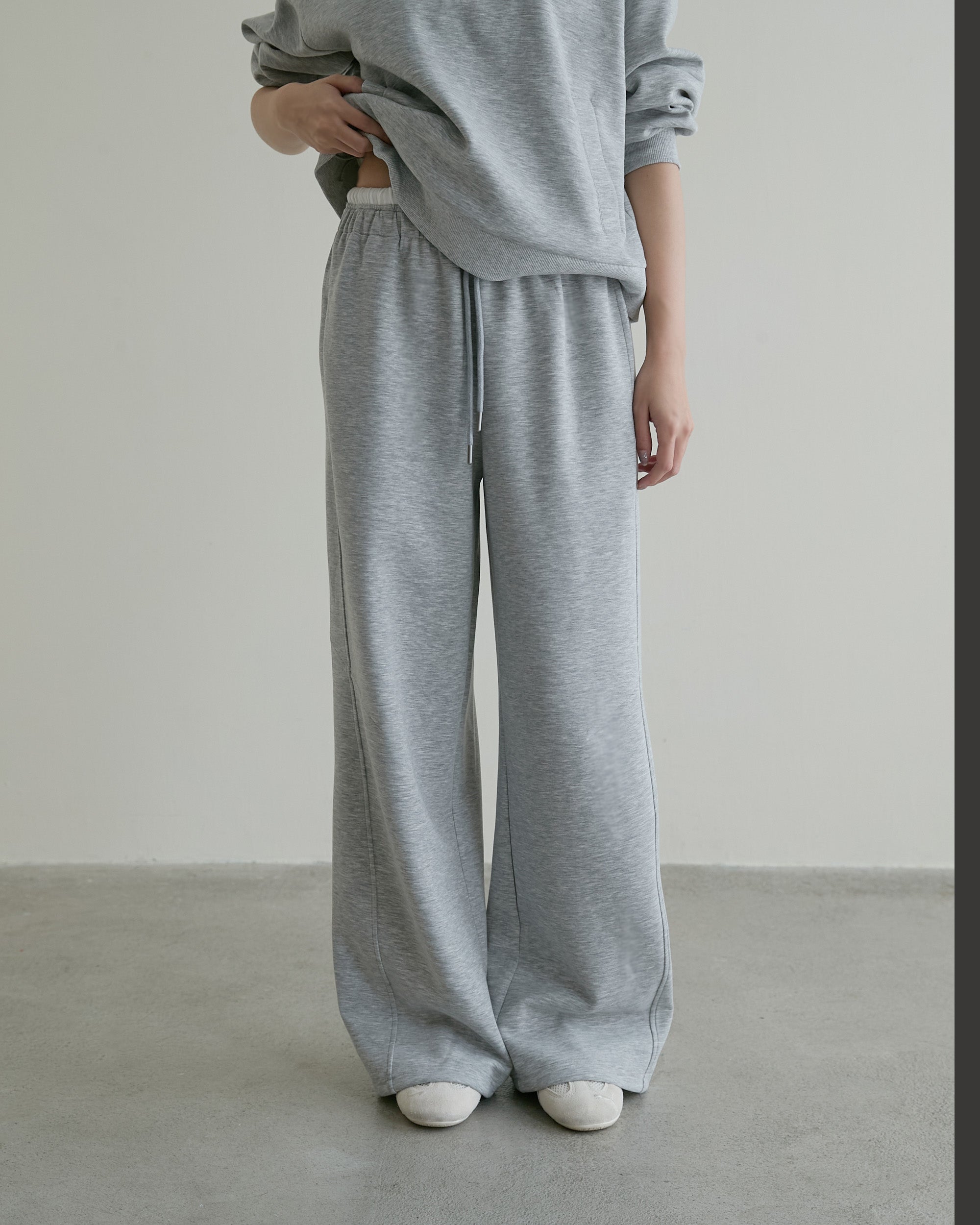 造型雙腰頭休閒長褲