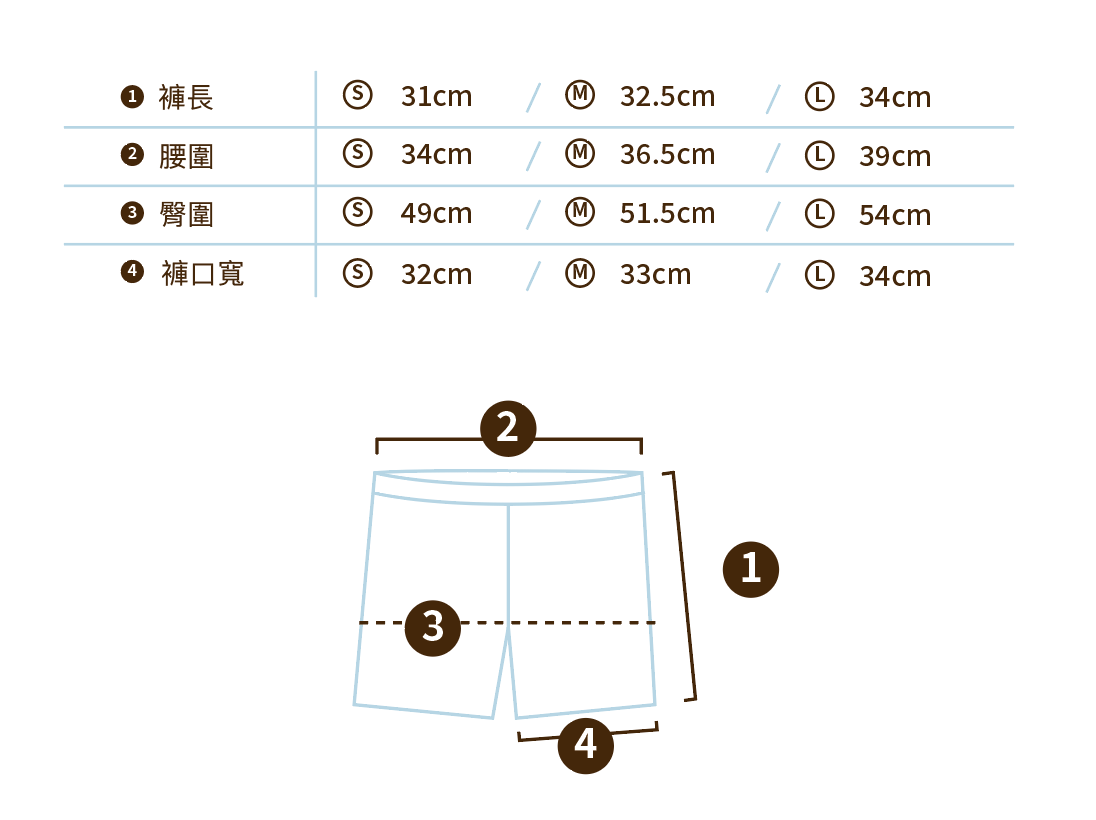 Cozy撞色運動短褲