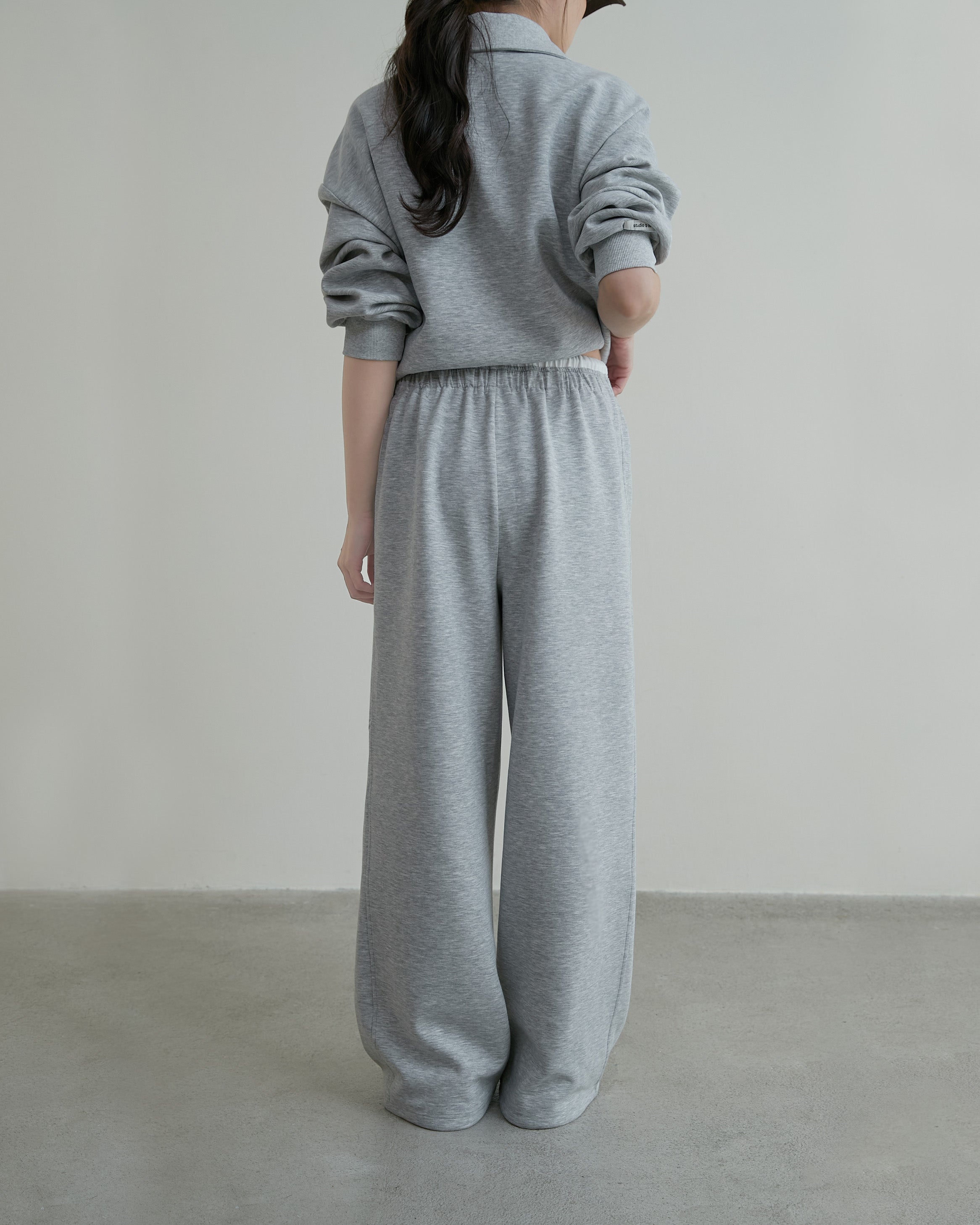 造型雙腰頭休閒長褲