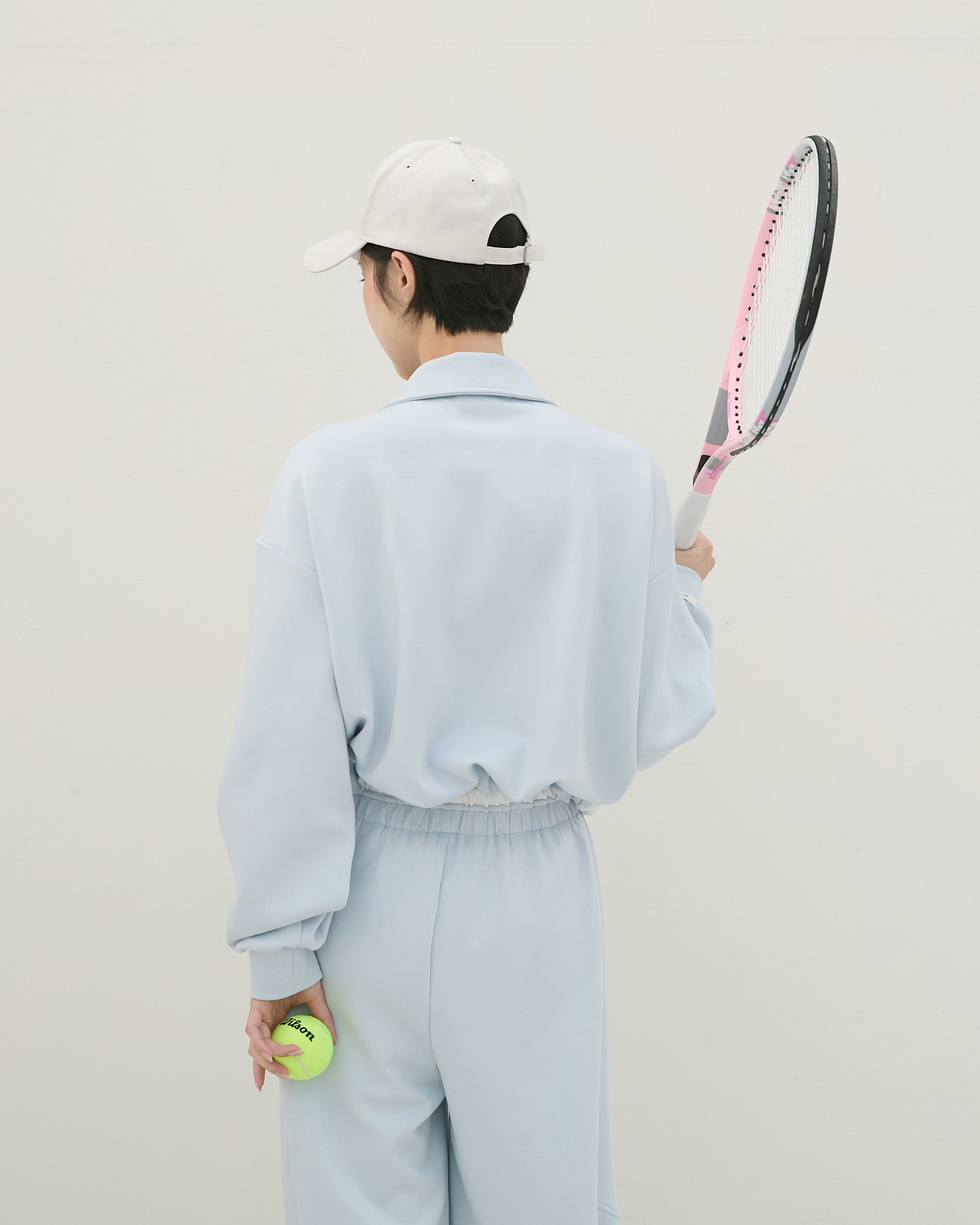 半門襟休閒長袖上衣