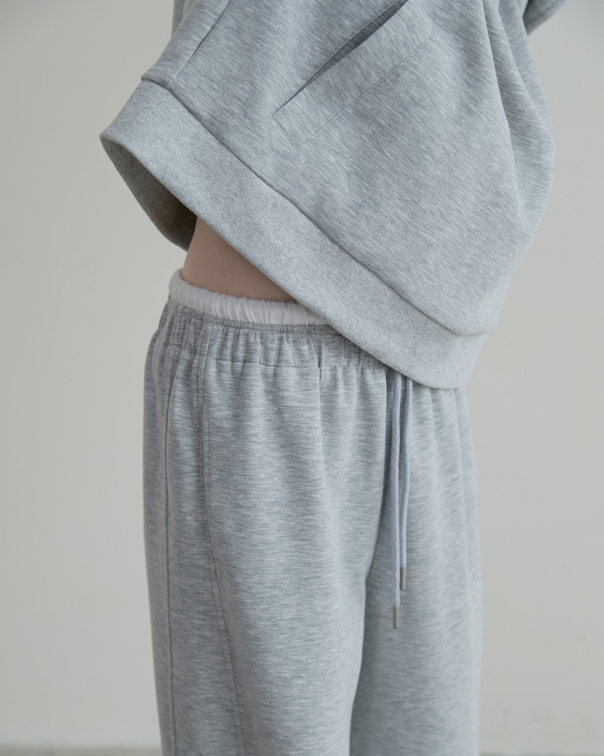 造型雙腰頭休閒長褲