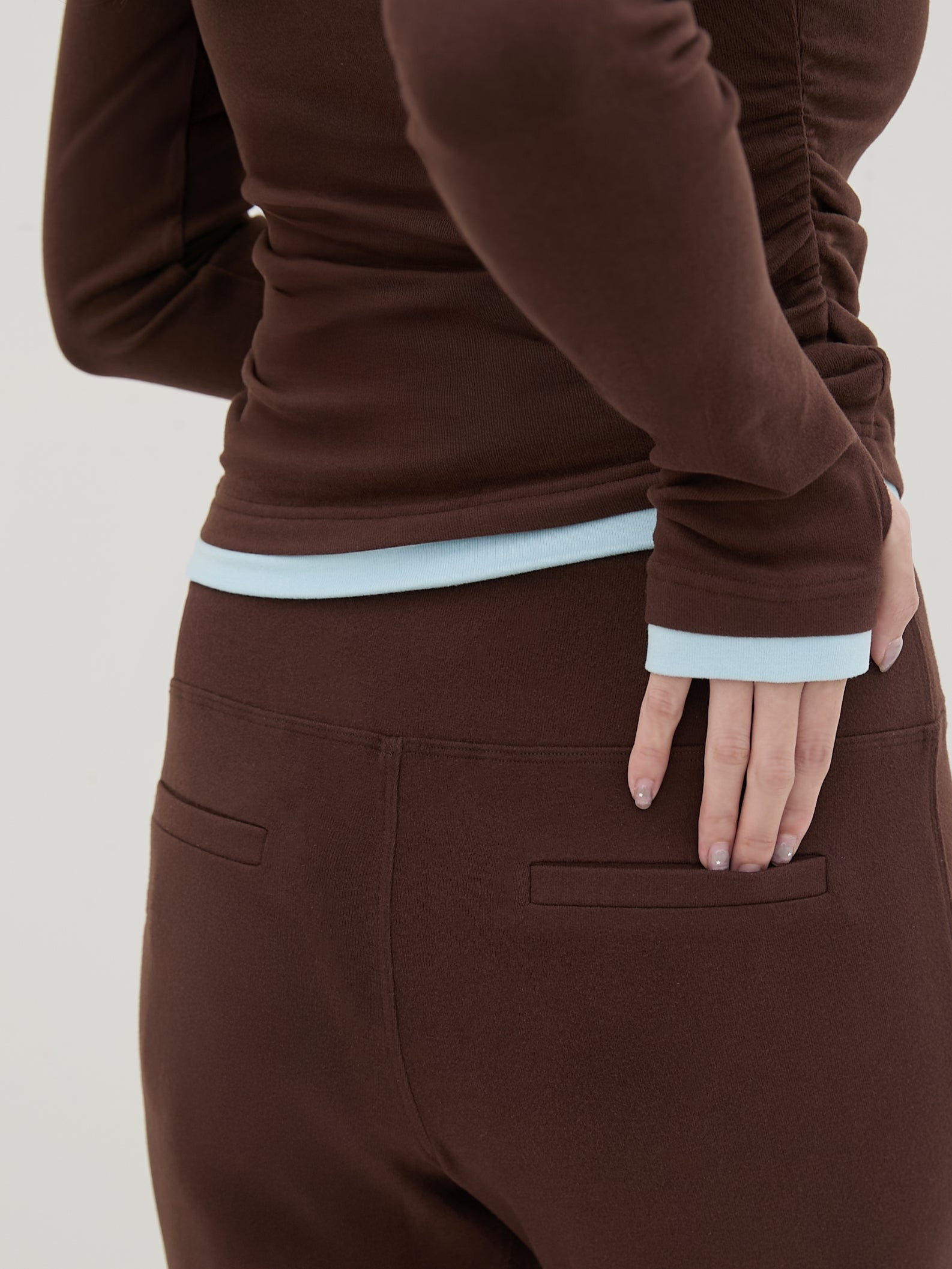 發熱直筒修身褲