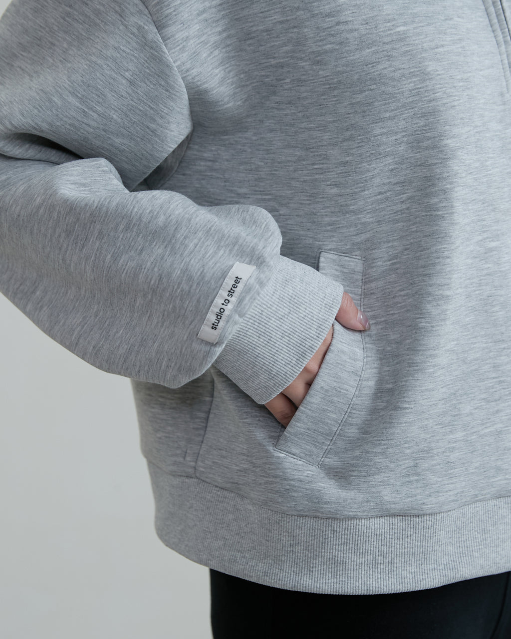 半門襟休閒長袖上衣