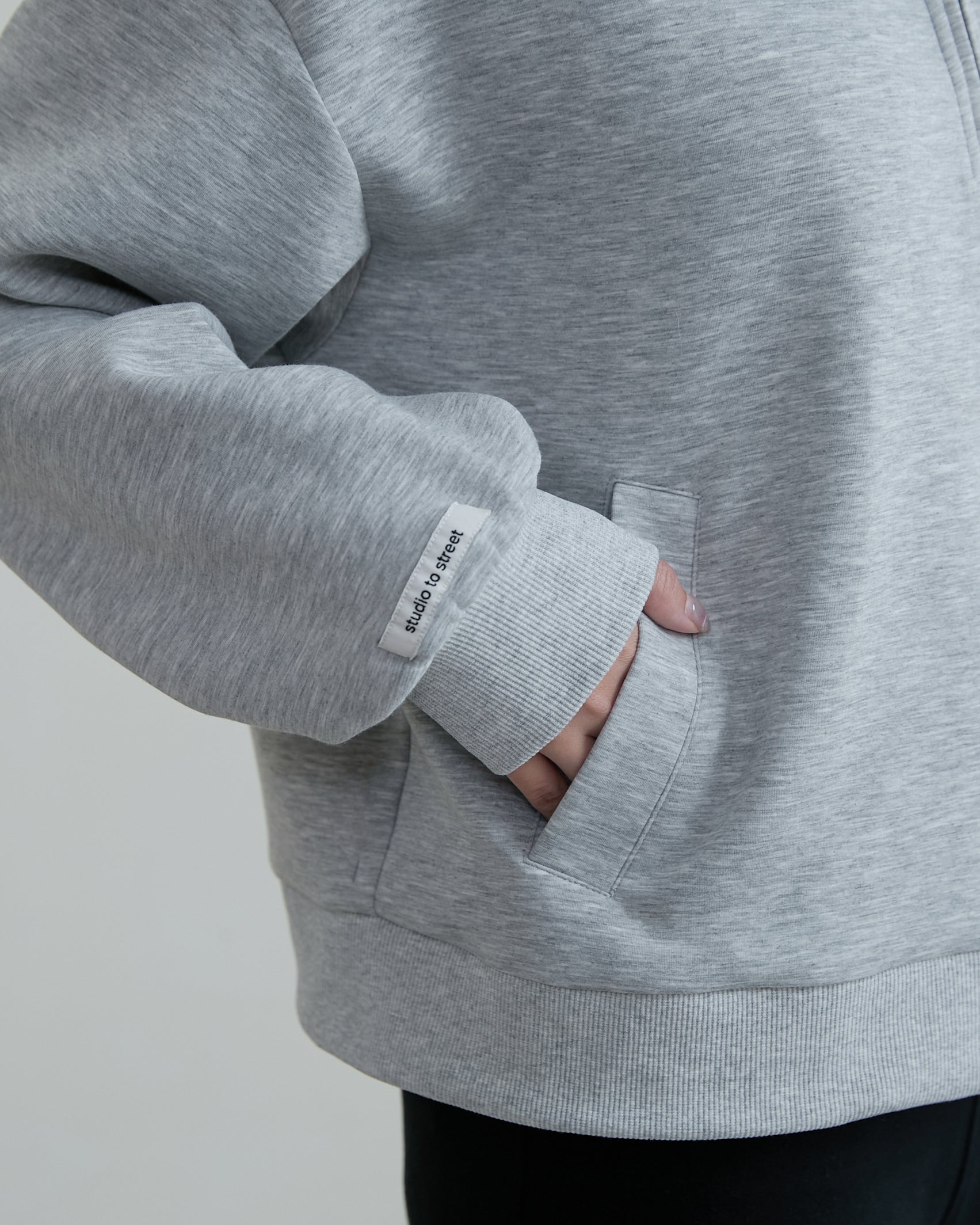 半門襟休閒長袖上衣