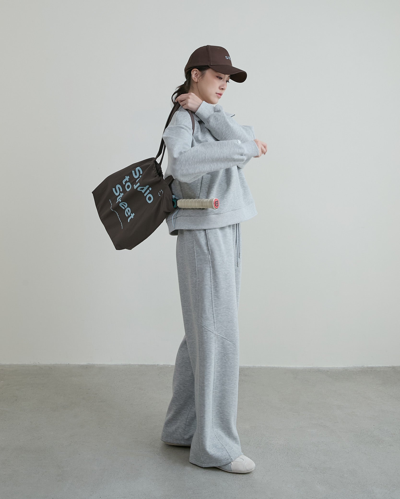 造型雙腰頭休閒長褲