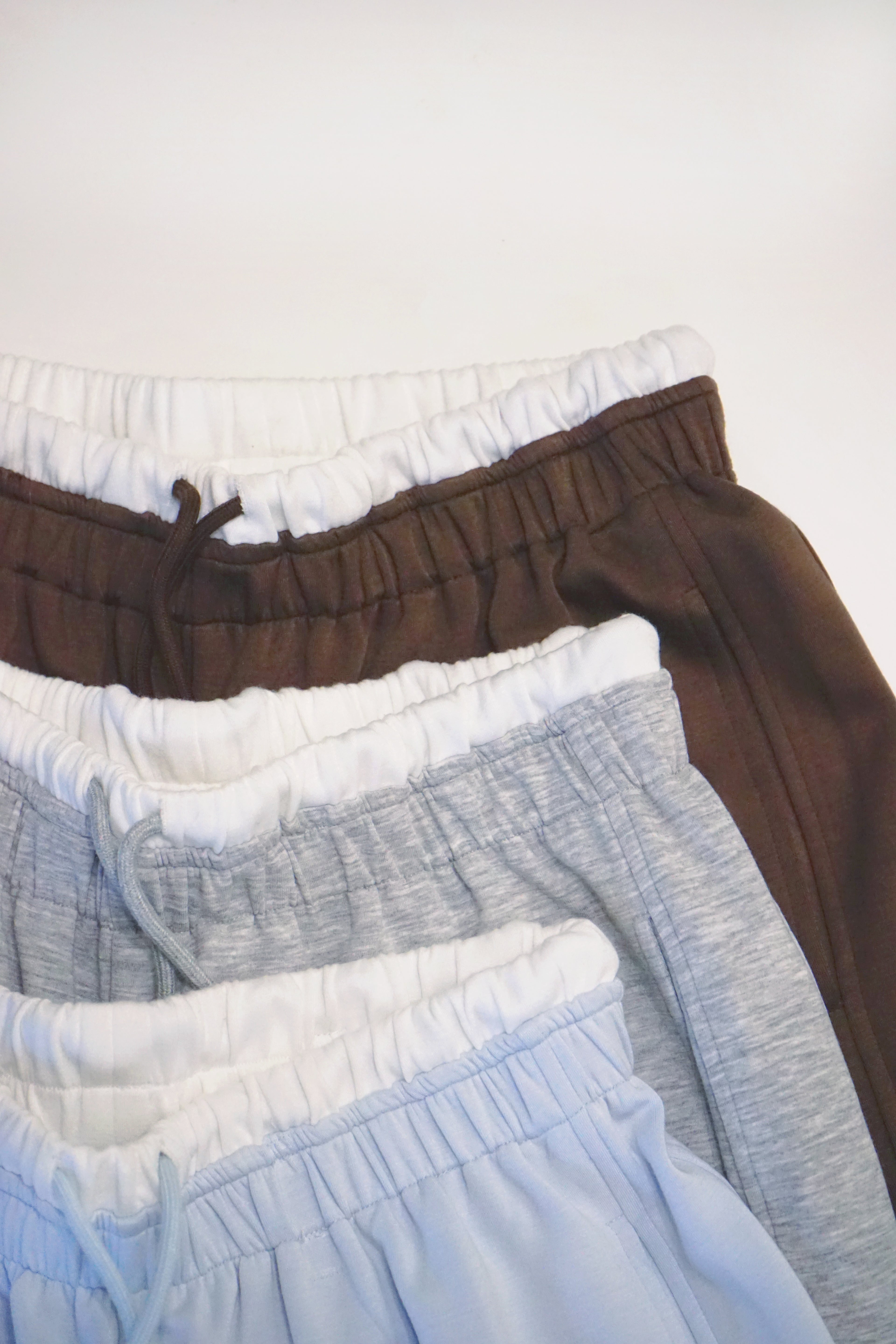 造型雙腰頭休閒長褲