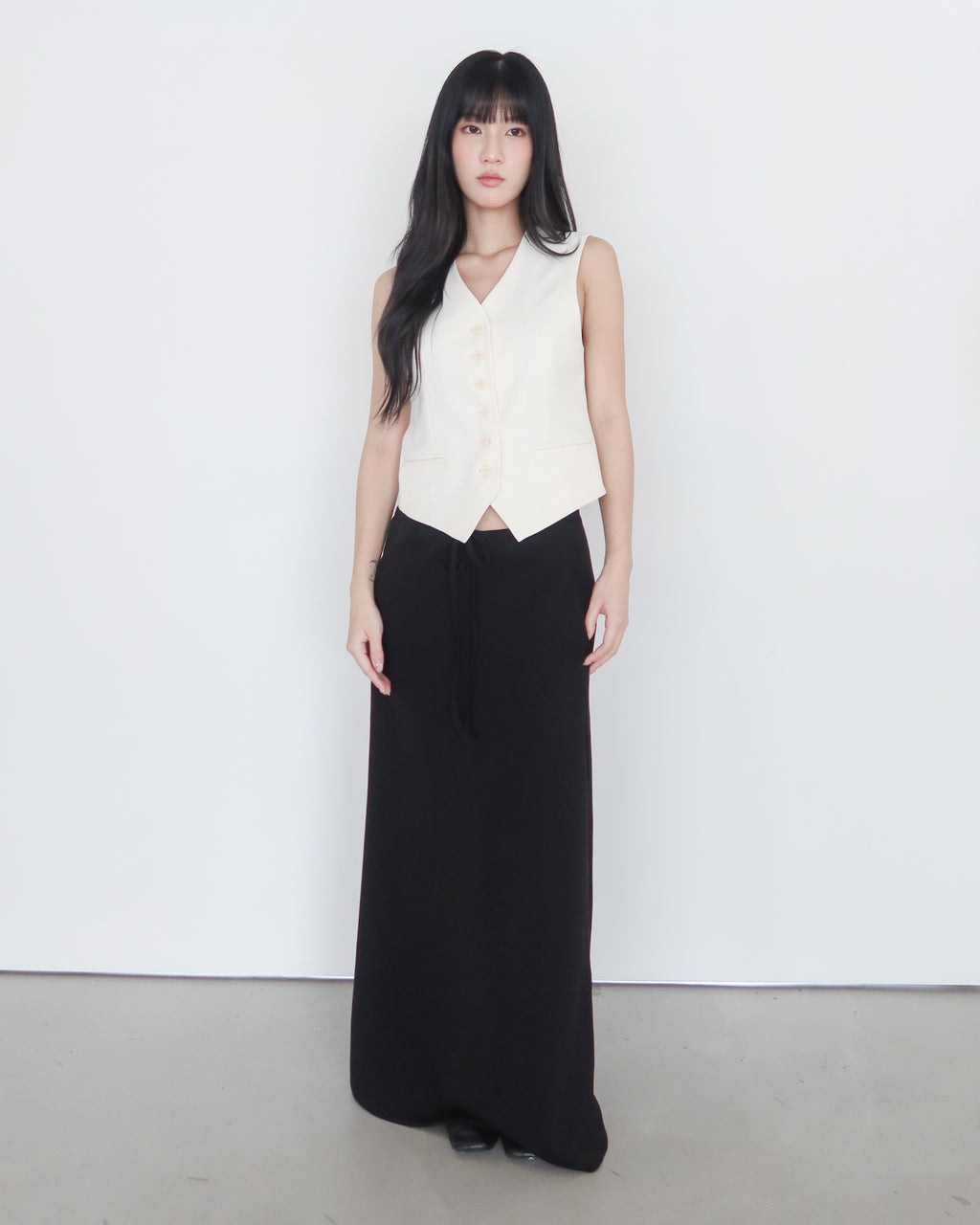 Ready to work西裝背心 #白