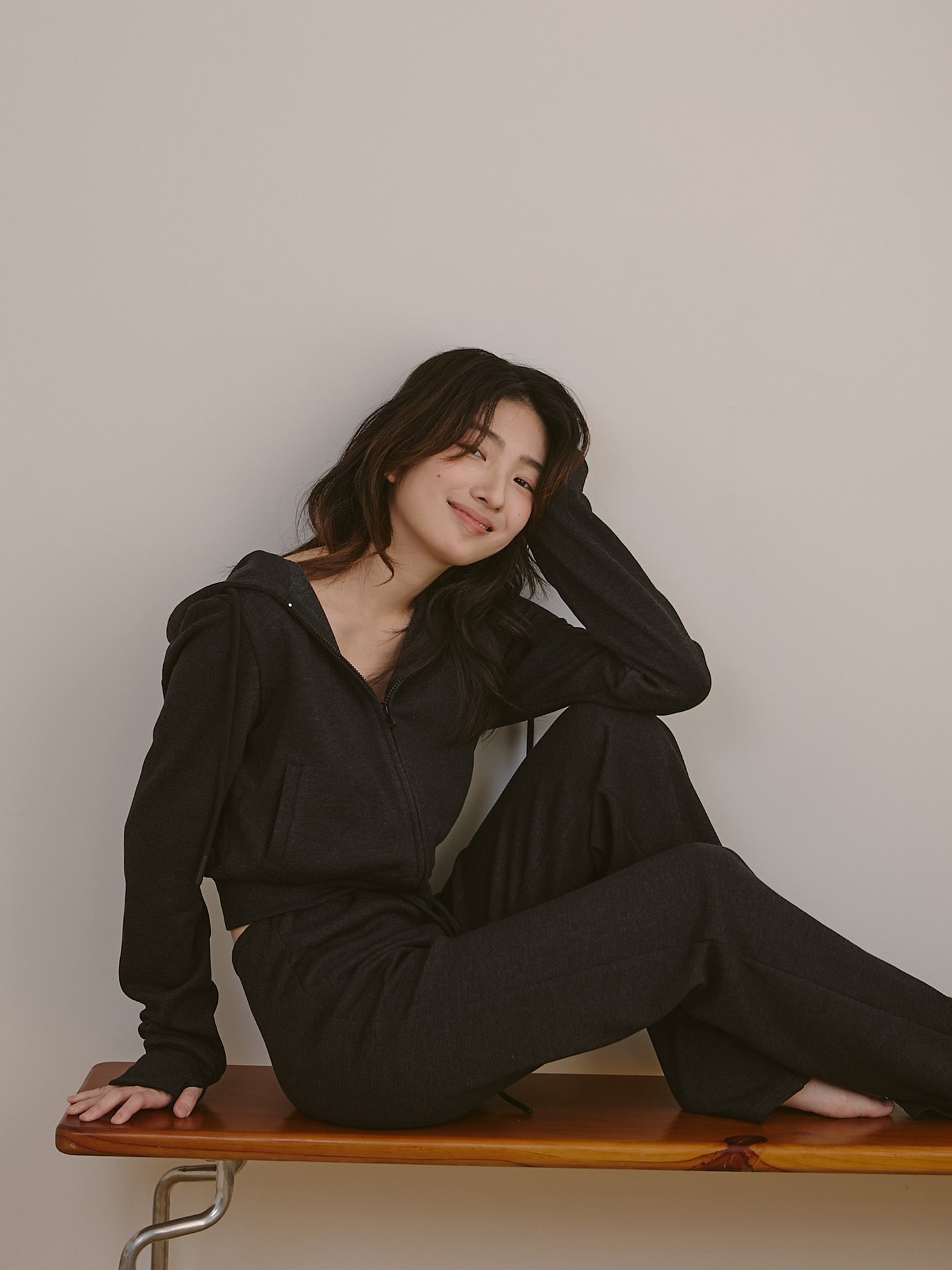 絨面保暖連帽外套