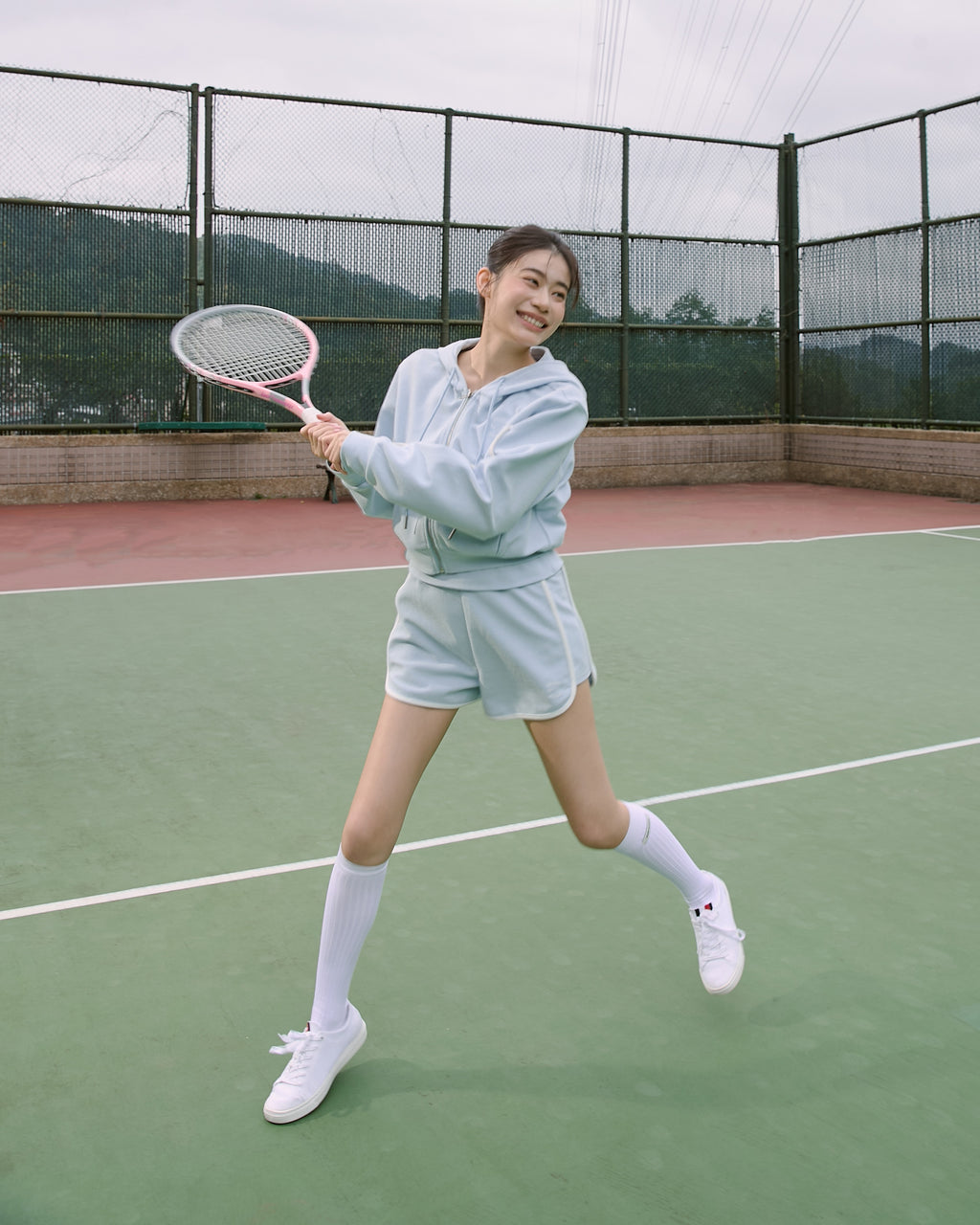 Cozy撞色運動短褲
