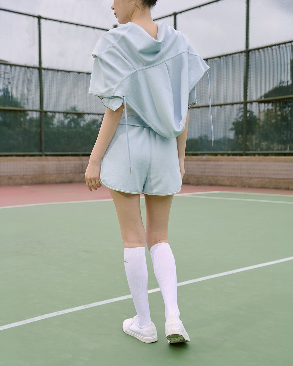Cozy撞色運動短褲