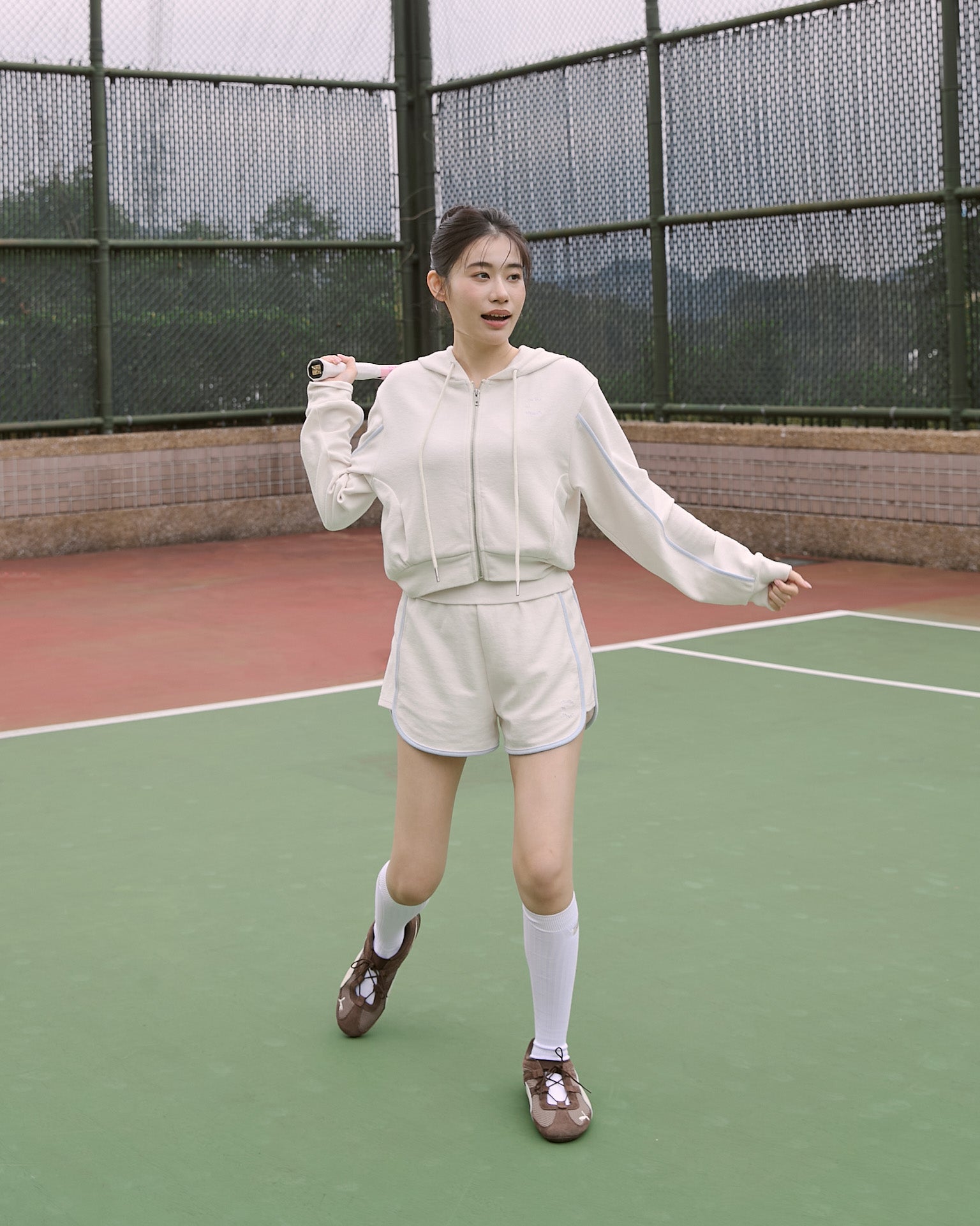 Cozy撞色運動短褲