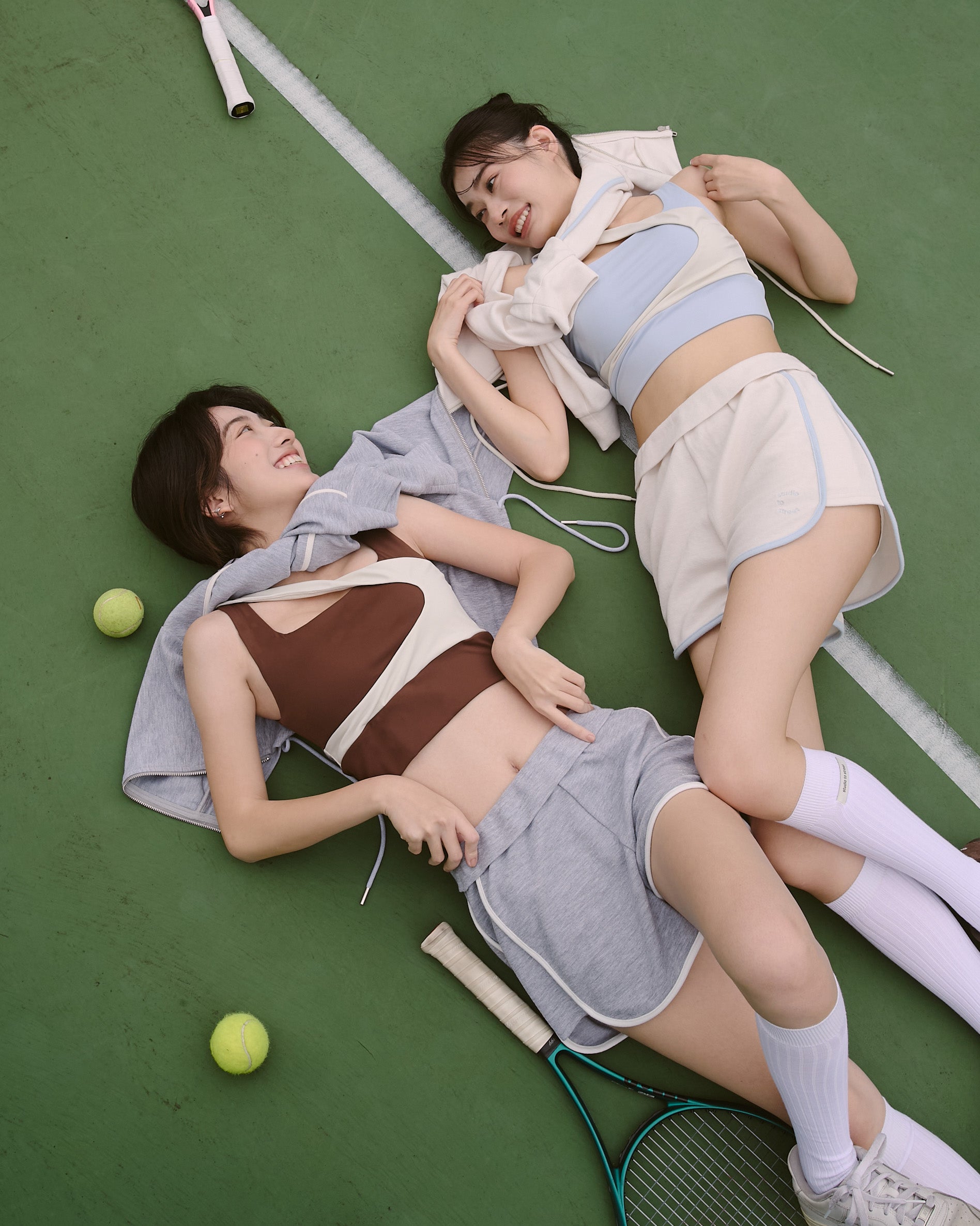 Cozy撞色運動短褲