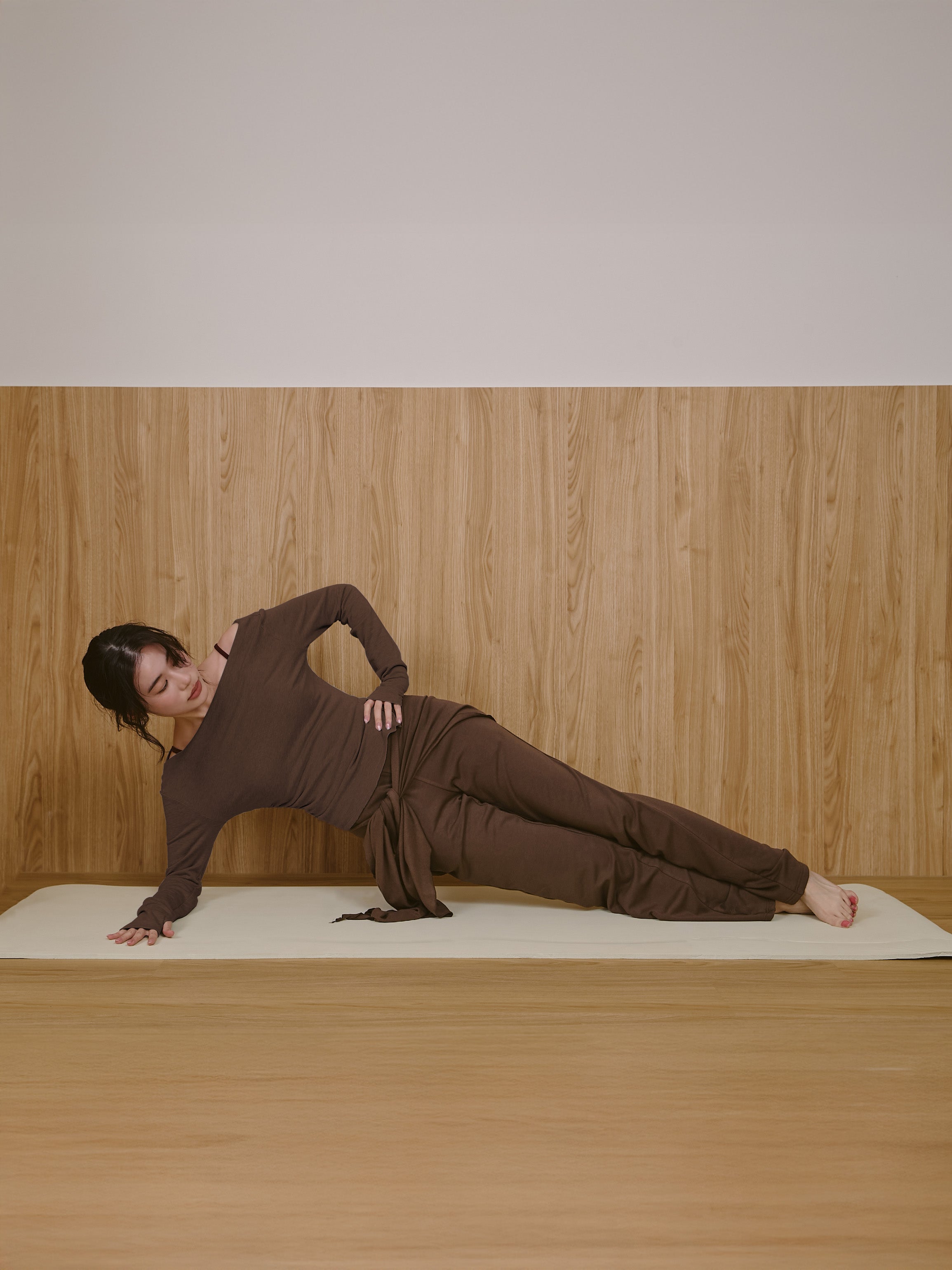 可拆修飾片發熱長褲