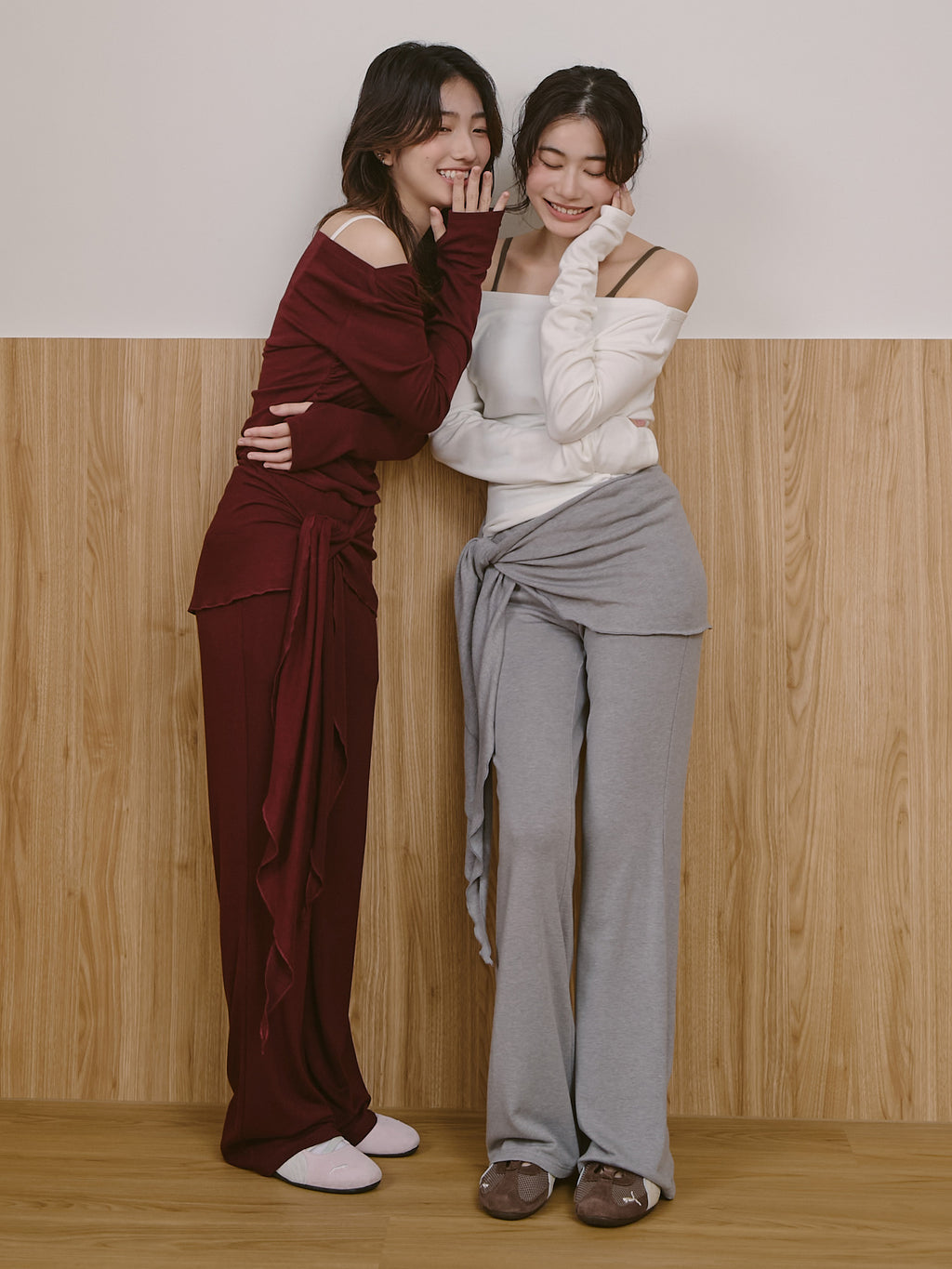 可拆修飾片發熱長褲