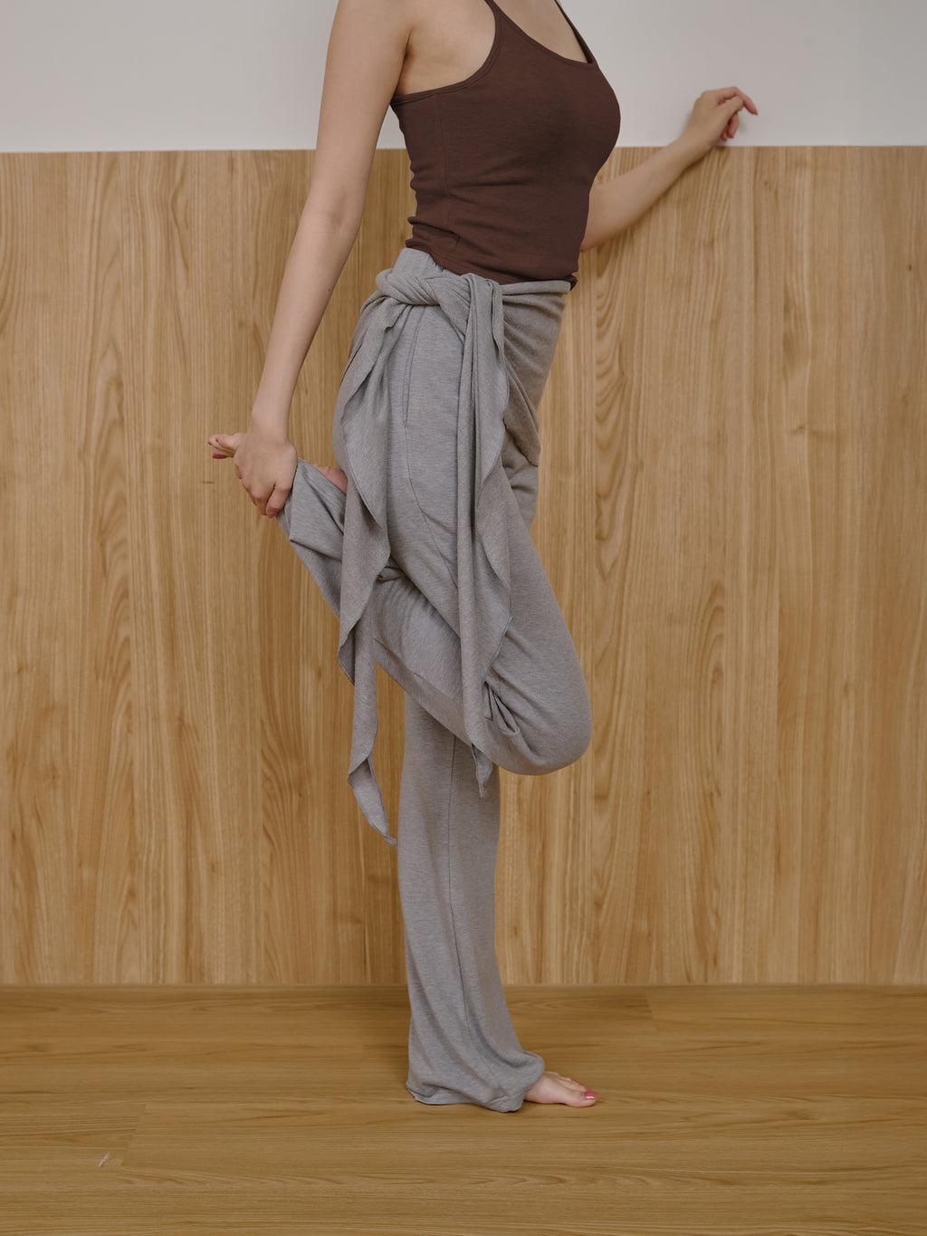 可拆修飾片發熱長褲