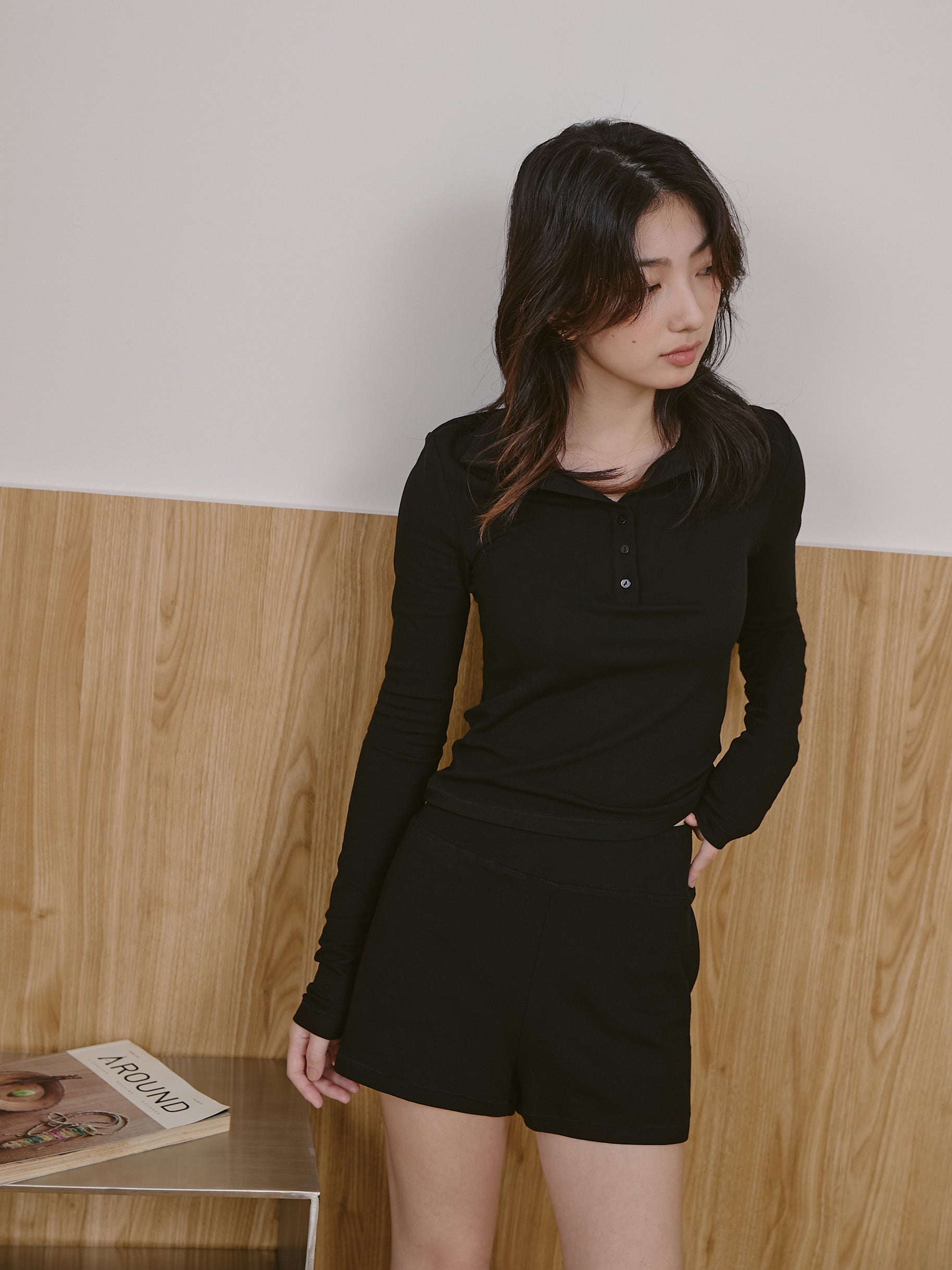 親膚內磨毛保暖上衣