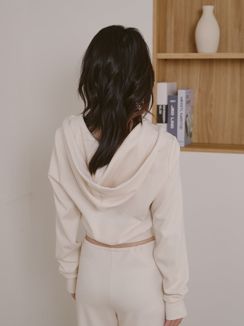 絨面保暖連帽外套