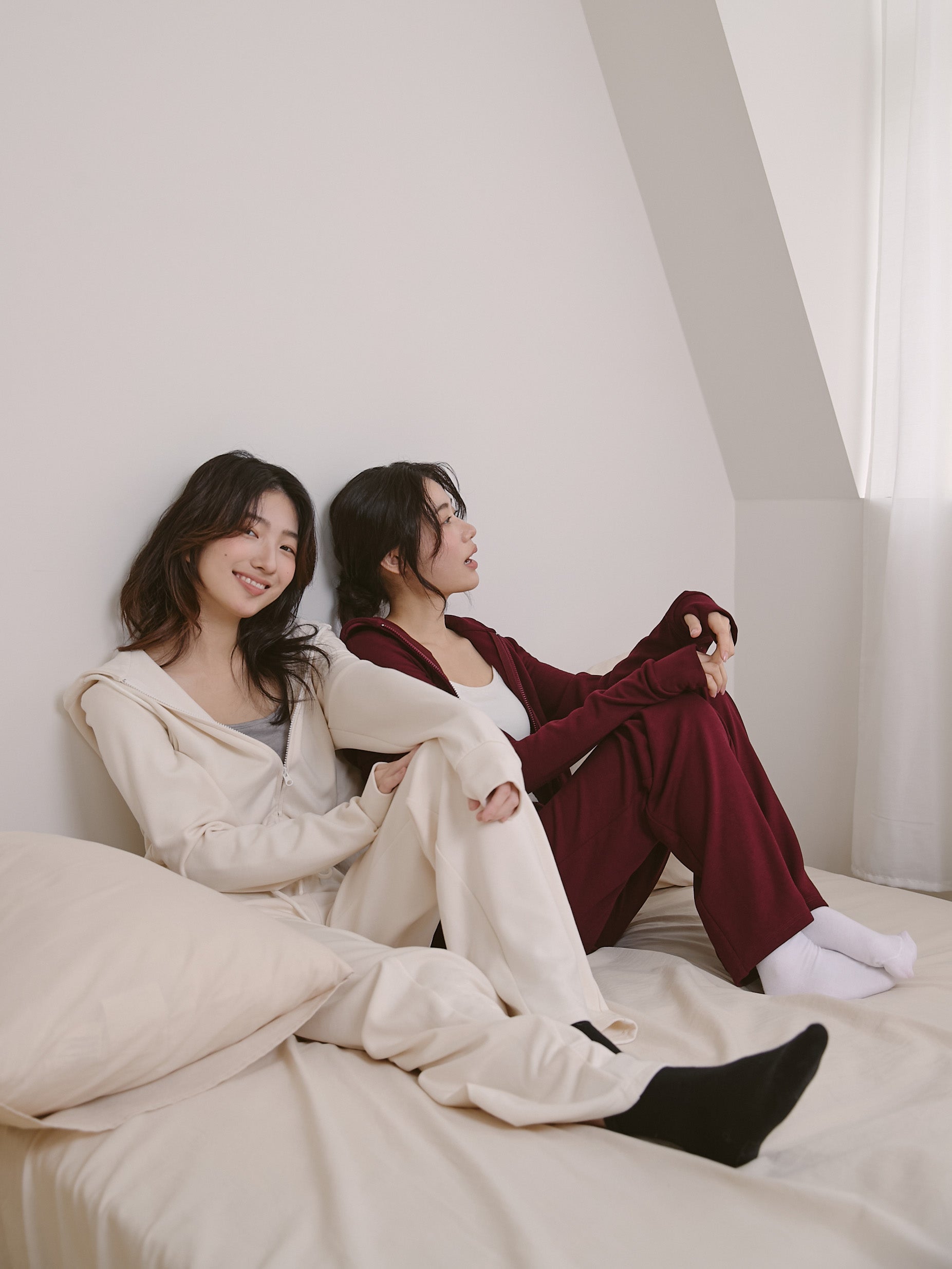 絨面保暖連帽外套