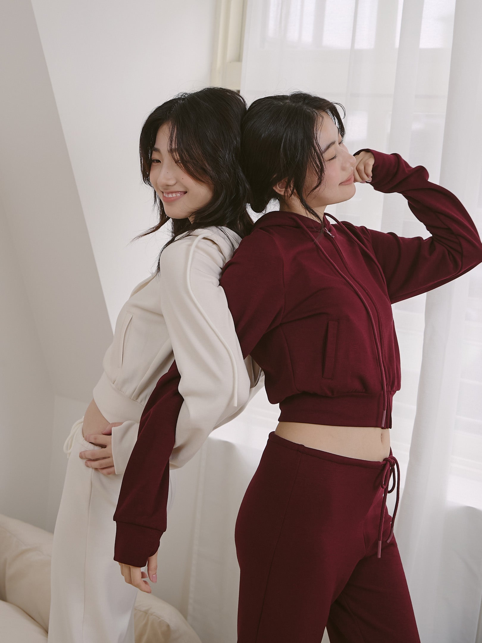 絨面保暖連帽外套