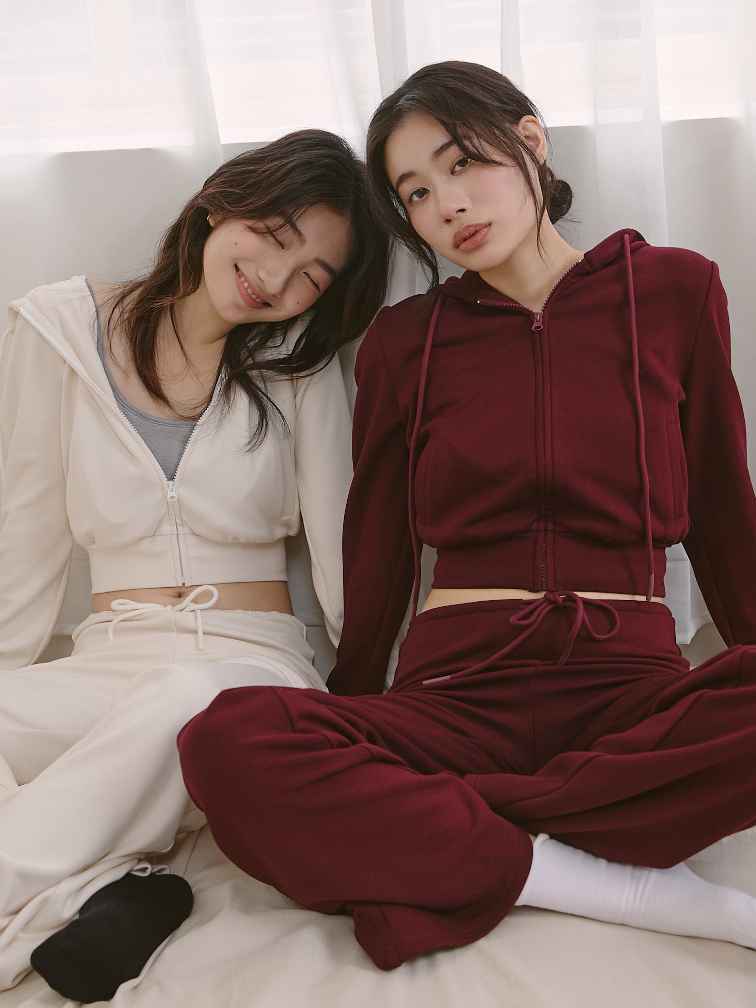 絨面保暖連帽外套